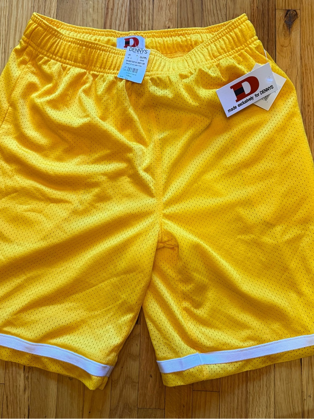 BoysYellow Mesh Athletic Shorts